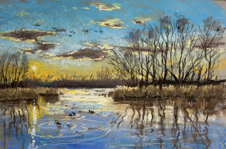 evening pastel